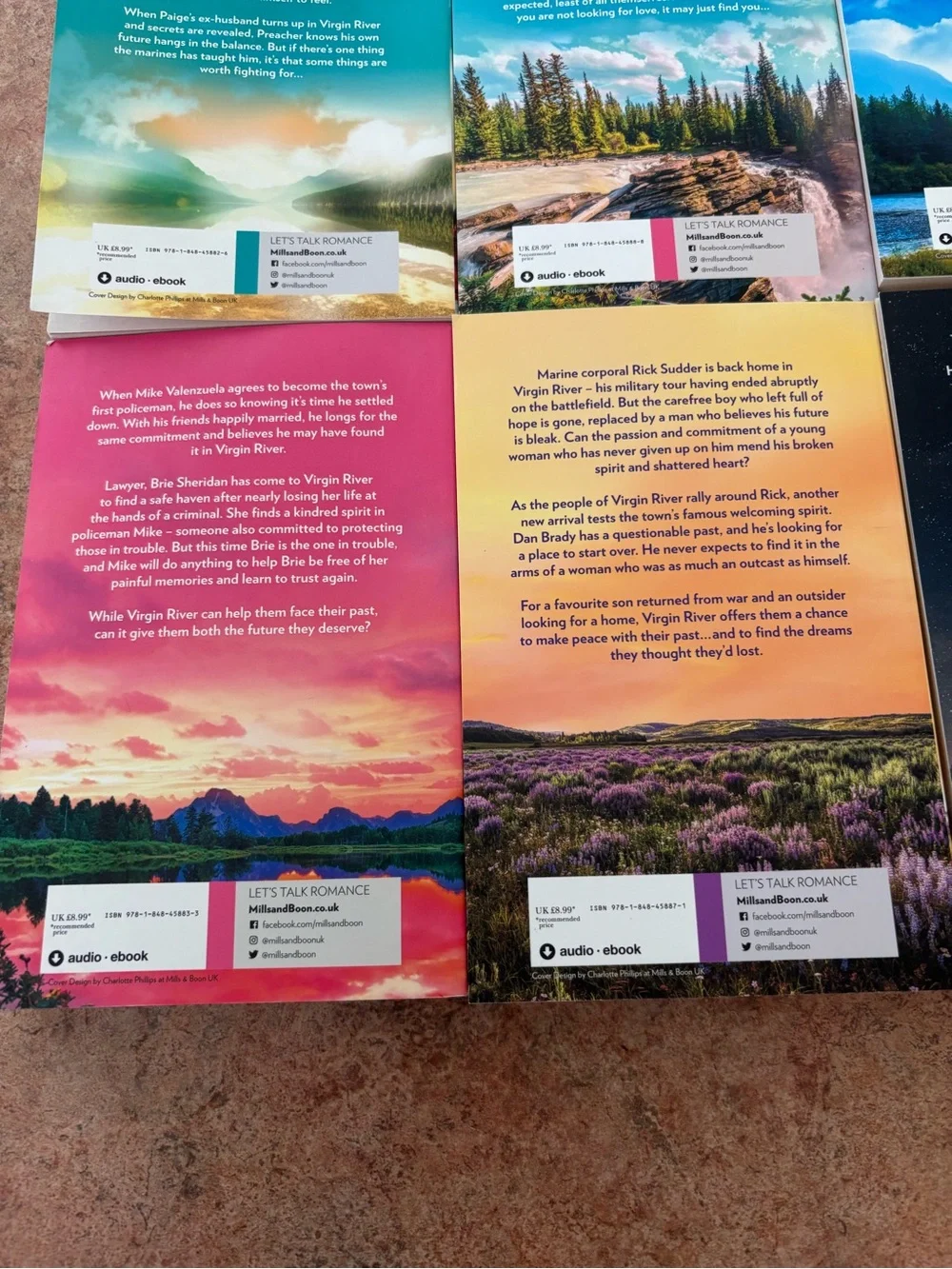 Virgin River Paperback Book Set by Robyn Carr (8 Titles)